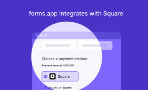 forms.app announces an integration with Square