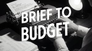 Title card reading Brief to Budget, chapter 1 of the Production Mogul explainer video