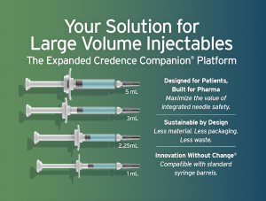 Credence Companion® Integrated Safety up to 5mL