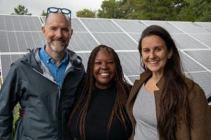 Key members of the team at Enerwealth, from left to Right: M Scott Alexander, Ajulo Othow, Emily Sloss