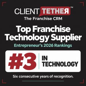 ClientTether Named Top 3 Franchise Tech Supplier Graphic