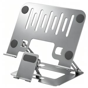 Xinlu Adjustable Laptop Stand With Phone Holder