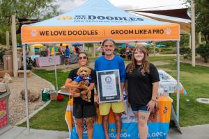 We Love Doodles Holding the Guinness Book Of World Records title