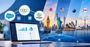 Custom CRM development and integration services connecting business systems across the UK, US, Australia and Canada