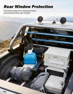 Selected Joytutus roll bar with crossbar protects your rear window.