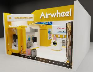 Airwheel SE3SL Smart Suitcase at Exhibition