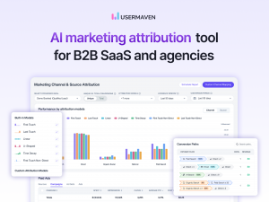 Usermaven - AI-powered marketing attribution software