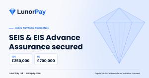 Lunor Pay logo with SEIS and EIS Advance Assurance headline