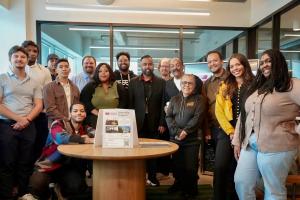 Participants in the Americans 4 Equality internship program, run in partnership with the YWCA, in Bellevue, Washington.