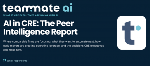 The CRE Peer Intelligence Report summarizes focus of realty executives.