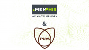 Logos of MEMPHIS and Puya Semiconductor