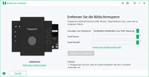 Samsung-Bildschirmsperre mit Tenorshare 4uKey for Android entfernen
