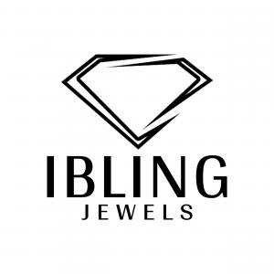 Ibling Jewels official black-and-white logo featuring a diamond icon above the brand name.