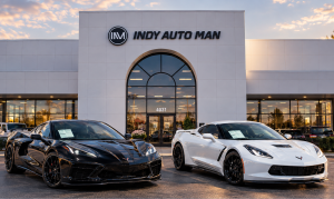 Chevrolet Corvettes at Indy Auto Man car lots in Indiana