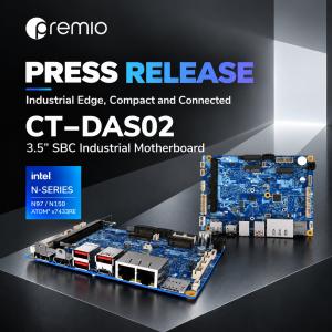CT-DAS02 3.5” Industrial SBC for Connected Edge Computing