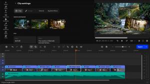 Using video templates in Movavi Video Editor