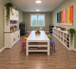The art room in Perry Behavioral Health's Georgia treatment center