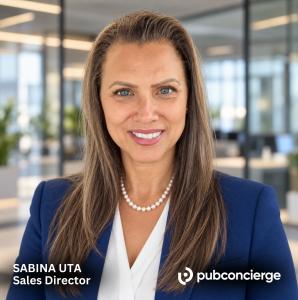 Sabina Uta, Sales Director - PubConcierge