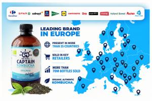 Leading Brand in Europe, map with all countries with distribution