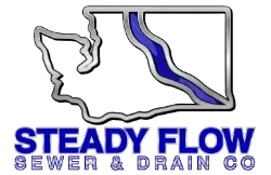 Federal Way Sewer and Drain Cleaning Experts, The Steady Flow Sewer & Drain Company Logo