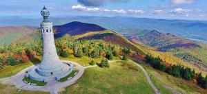 Fall foliage from the peak of Mount Greylock (Photo credit: Nick Mantello Photography)