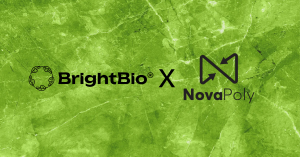 100% bio-based, glue-free waterproof fabric developed with BrightBio coating and NovaPolyPEF fiber and yarn.