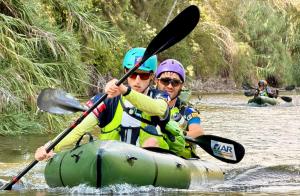 Packrafting on day one at the Adventure Racing World Championship