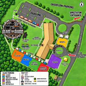 Event Map: Gears for Gaudio Car and Truck Show
