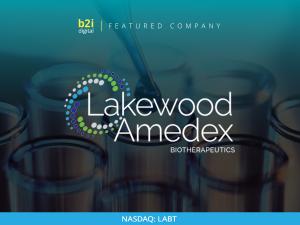 Lakewood-Amedex will showcase Nu-3 and its Bisphosphocin® antimicrobial technology at the Maxim Growth Summit, ThinkEquity Conference and IDWeek.
