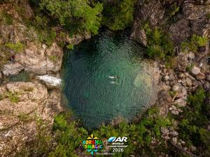 Canyon swim at the Adventure Racing World Championship