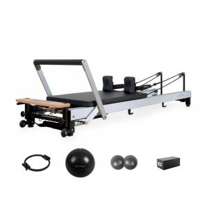 an Align Pilates Reformer and accessories