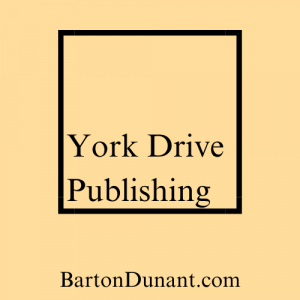 York Publishing Logo, decorative. Also includes the web link www.BartonDunant.com.