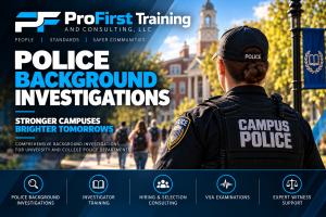 ProFirst Training and Consulting Supports University Police Departments