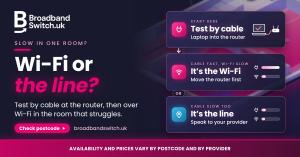 How to tell if slow internet is the Wi-Fi or the broadband line: test by cable at the router, then compare with Wi-Fi in the slow room