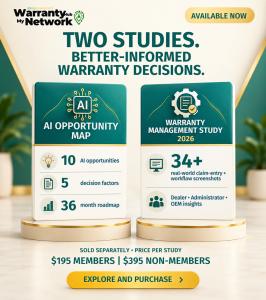 MAPconnected’s AI Opportunity Map: 10 AI opportunities, 5 decision factors and a 36-month roadmap; Warranty Management Study 2026: 34+ claim-entry and workflow screenshots.