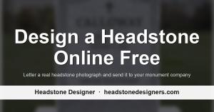 Design a headstone online free, Headstone Designer