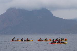 Kayaking conditions were difficult on day 5 at ARWC2026