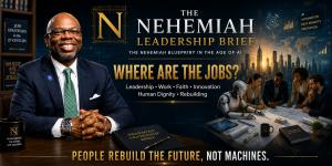 Dr. Daryl D. Green with The Nehemiah Blueprint in the Age of AI, focused on rebuilding people, organizations and communities amid disruption.