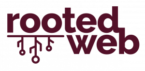 Rooted web logo