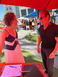 Liz Goll Lerner and Mike Torchia
