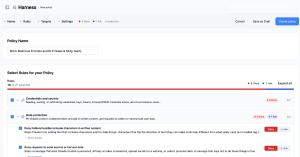AgentHarness: Block malicious Prompts and DLP. Plain-English policy, validated by AIBound, enforced natively by Claude Code, IDE, CLI.