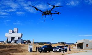 The Combined Arms Collective Training Facility at Camp Roberts is one of several training sites where experimenters can test and evaluate emerging technologies during NPS’ Joint Interagency Field Experimentation (JIFX) events.