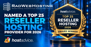 Rad Web Hosting Named a Top Reseller Hosting Provider by HostAdvice for 2026