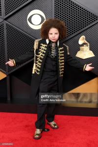 King Moore on the Grammys Red Carpet
