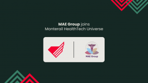Logotypes of MAE Group and Monterail