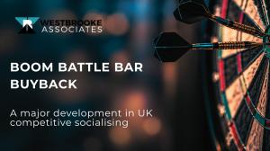 Westbrooke Associates reports on We Do Play’s Boom Battle Bar reacquisition and its relevance to Rumble Rooms™ and Primal Playground.