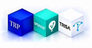 TRP, OpenVASP and TRISA shown as three connected blocks.