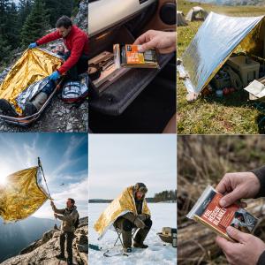 aZengear emergency foil blankets (10 Pack) - lifestyle