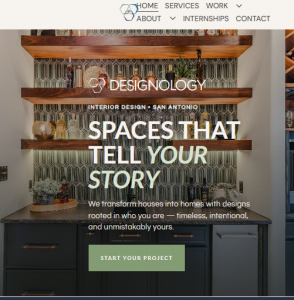 As a Diversity Grant recipient, Galvan directed funding toward a new website for his Interior Design business, working with 24/7 Creative Agency.