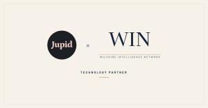 Jupid logo and WIN Wilshire Intelligence Network logo, technology partner